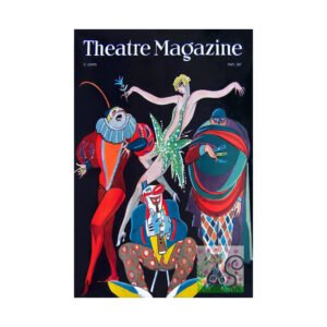 Theatre Magazine Cover, Theatre Poster, Art Deco Theatre Poster