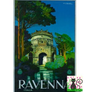 Ravenna vintage Italian tourism poster