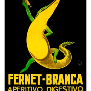 Fernet-Branca Poster, Italian Vintage Food & Drink Poster