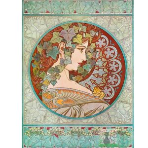 Alphonse Mucha Le Lierre poster