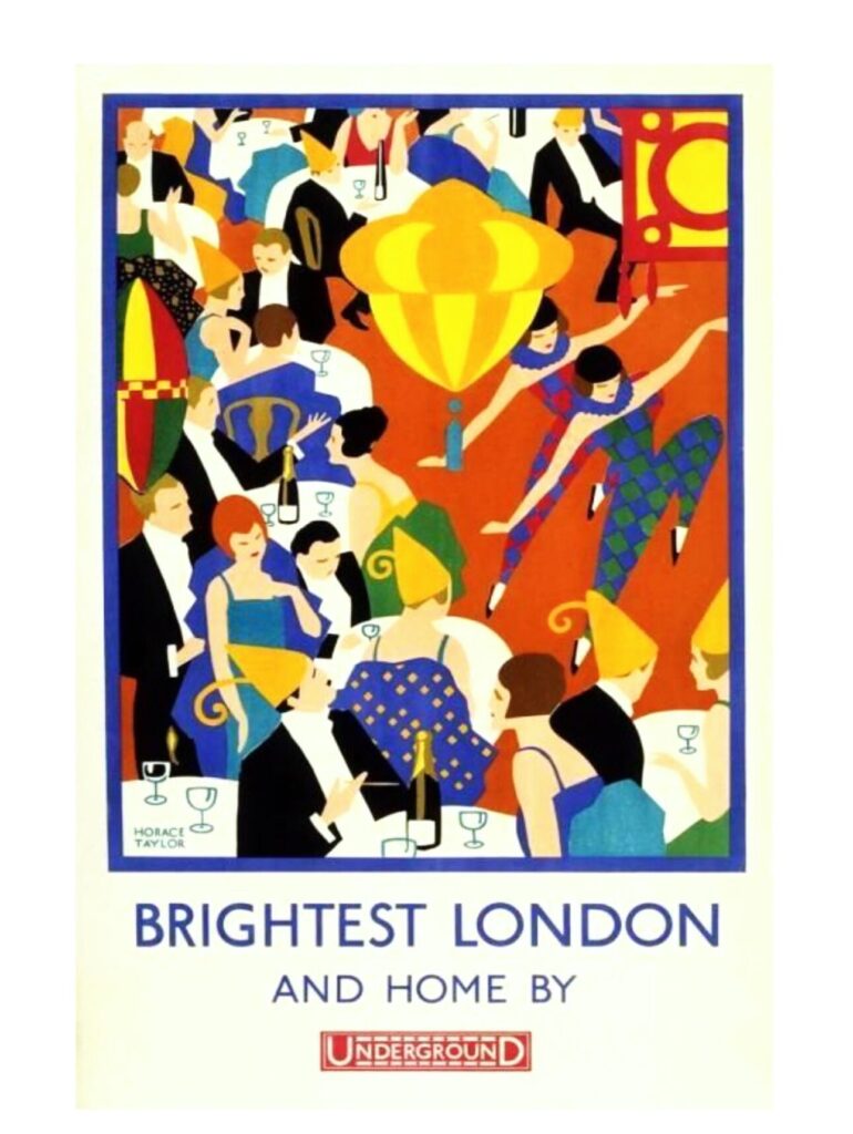 Vintage London Underground poster
