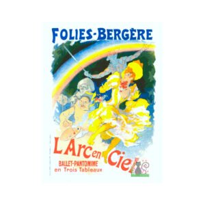 vintage Folies Bergere poster Entertainment advert download