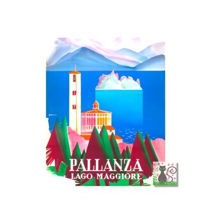 World travel Print of Pallanza on Lake Maggiore Digital download.