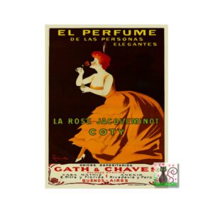 Vintage perfume advert Coty