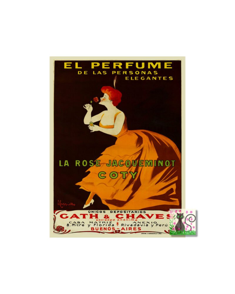 Vintage perfume advert Coty
