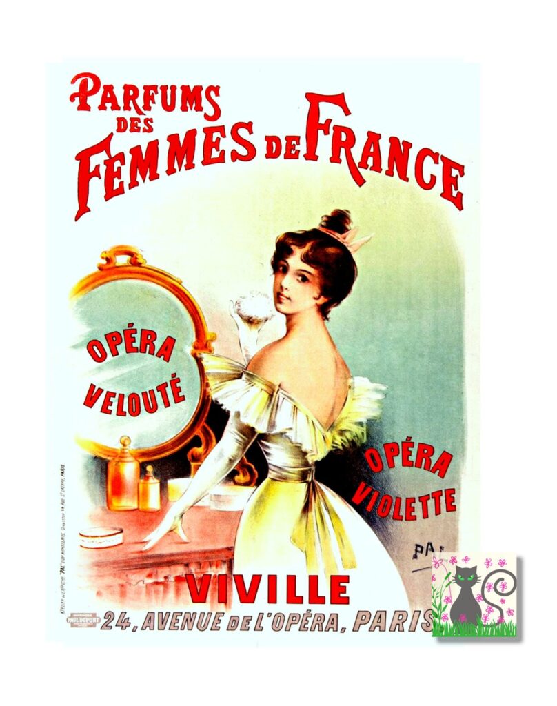 Vintage French Perfume Poster