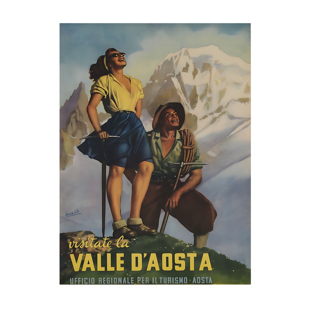 Val D'Aosta Gino Boccasile 1946