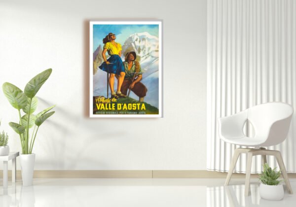 Vintage Winter Sports Poster Gino Boccasile