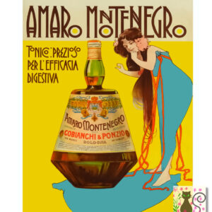 Amaro Montenegro vintage poster for digital download
