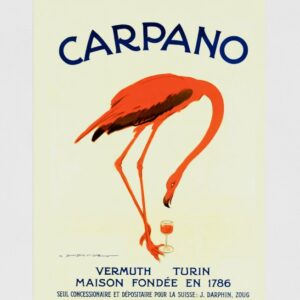 Vintage Flamingo poster
