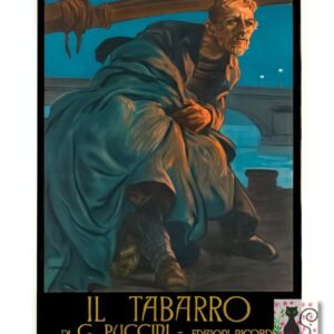 Il Tabarro, By G. Puccini Vintage Entertainment Theatre Poster, Opera Print