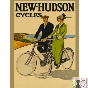 Vintage New Hudson Cycle Poster 1910 - 1920