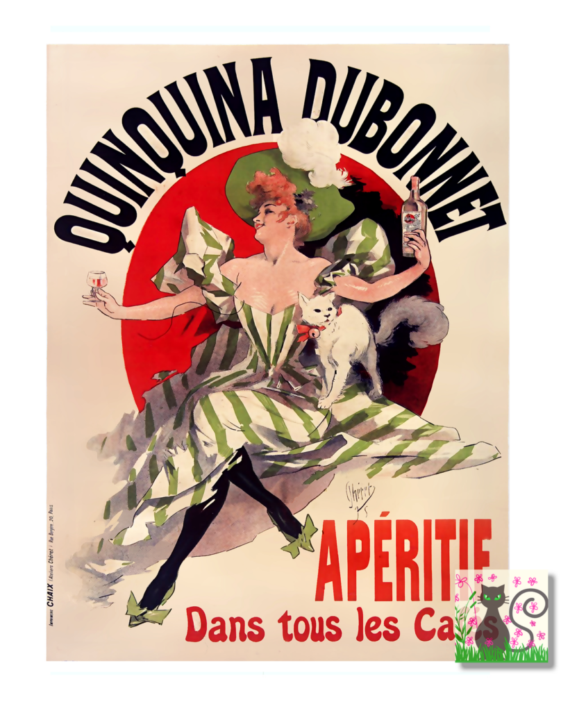Dubonnet poster, Cheret.