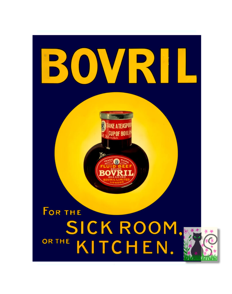 Vintage British food poster Bovril
