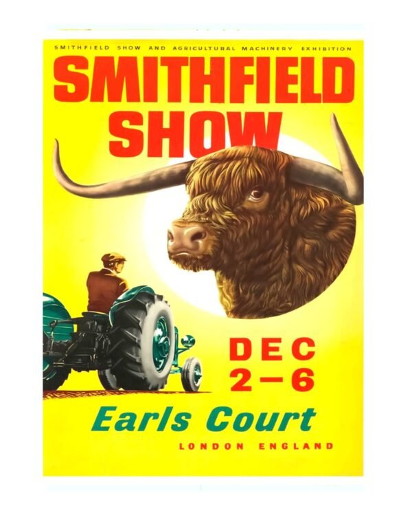 Vintage Smithfield Show Poster