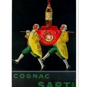 Cognac Sarti Vintage Food & Drink Poster Vintage Italian Advert Poster