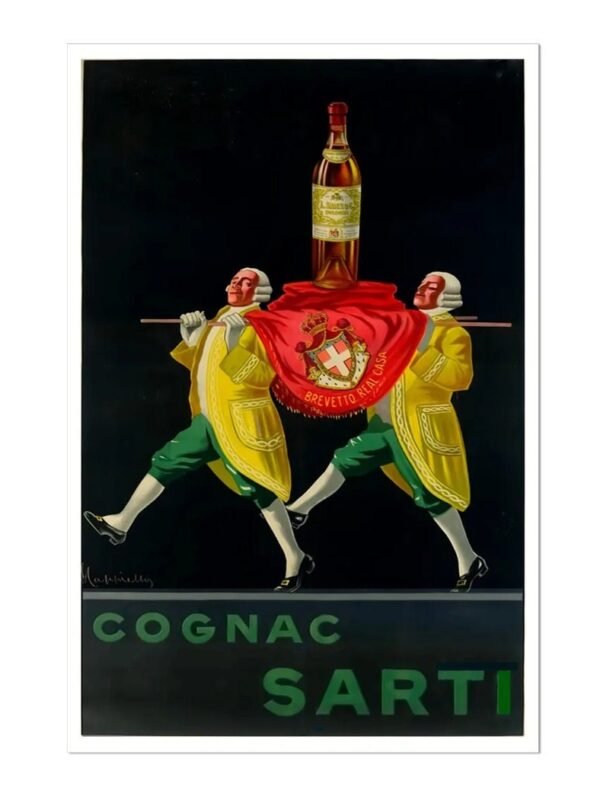 Cognac Sarti Vintage Food & Drink Poster Vintage Italian Advert Poster