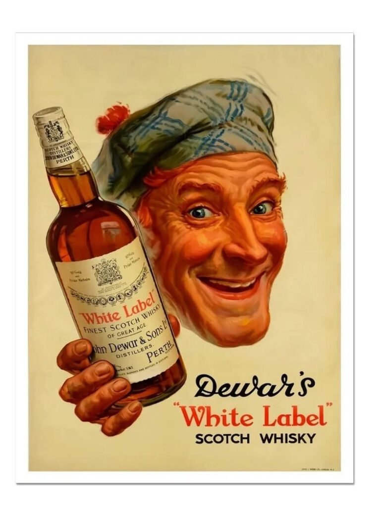 Dewar's Scotch Whisky, White Label Food & Drink Poster