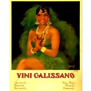 Vintage drinks poster, Vintage bar poster, vintage kitchen poster, Alberto Bianchi, vintage food & drink poster