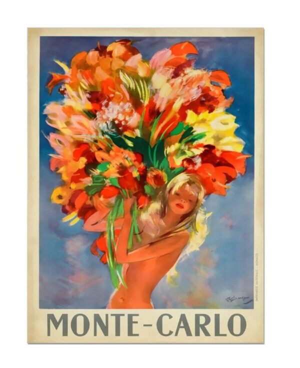 Monte-Carlo Monaco Tourism Poster Print