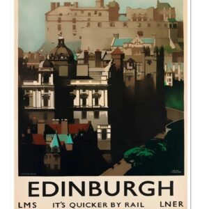 Edinburgh Vintage LMS, LNER Poster