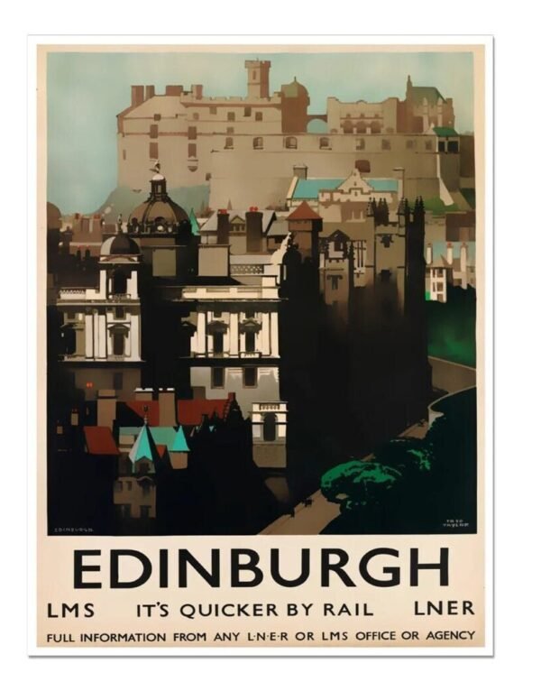 Edinburgh Vintage LMS, LNER Poster