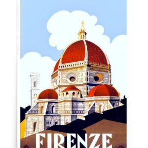 Travel Poster Print Venice . Vintage railway retro travel poster of the Venice Simplon Orient Express, London, Paris, Venice.