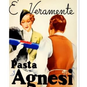 Pasta Agnesi Vintage Pasta Poster