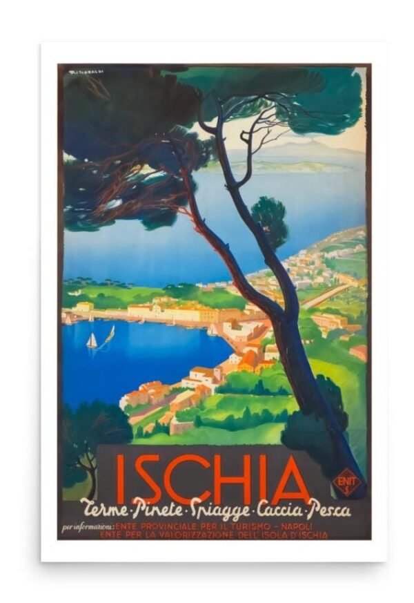 Ischia Travel Poster ENIT.