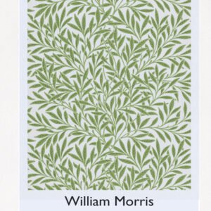 William Morris Willow print in green, instant digital download. Vintage, relaxing aesthetic.