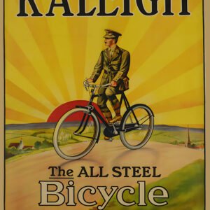 Raleigh the All Steel Bicycle poster instant digital download