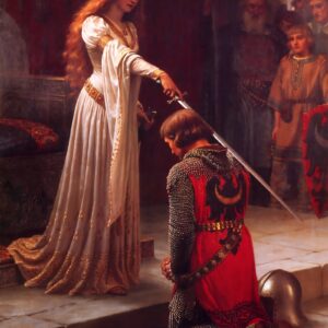 The accolade Edmund Leighton Print for instand digital download