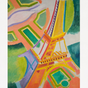 Eiffel Tower Painting By Robert Delaunay instant digital download for printing at home.