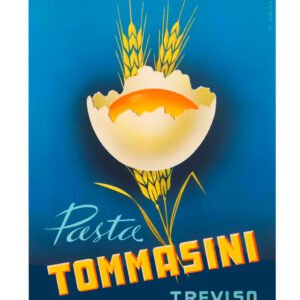 Pasta Tommasini vintage Italian pasta poster