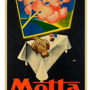 Motta poster, Easter colomba poster, Italian food poster