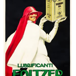 Folzer motor oil Dudovich vintage poster digital download.