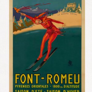 FONT ROMEO Achille Luciano MAUZAN Vintage poster 1923