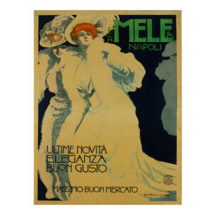 Vintage Italian fashion poster Marcello Dudovich