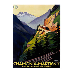 PLM Chamonix-Martign roger Broders 1930