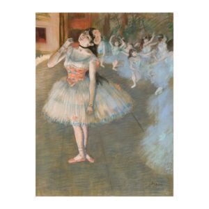 Vintage fine art poster The Star by Edgar Degas 1879-1881, framed wall art mockup