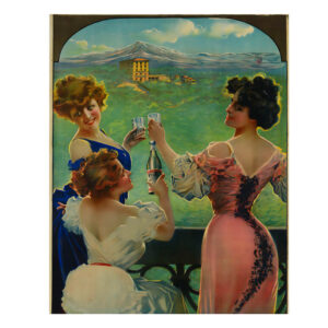 Vintage Italian Water Poster - 1890-1910