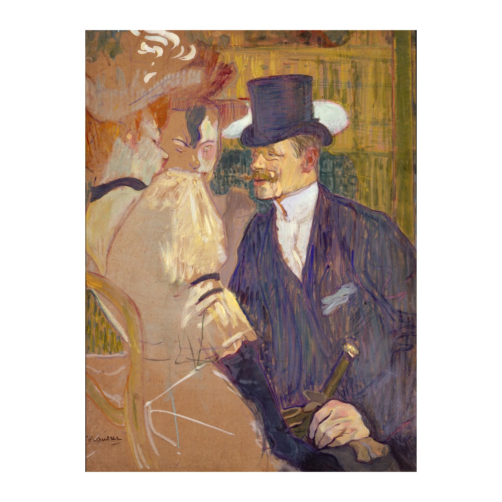 Moulin rouge poster by Toulouse-Lautrec, the Englishman